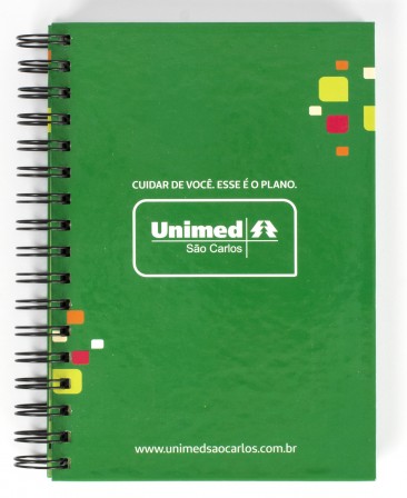 Agenda/Caderno personalizado, prático e de ótimo acabamento, com capa dura JK 031