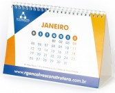 Calendrio de mesa com espiral wire-o(aer) JK 057