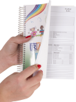 Agenda escolar personalizada, com capas de proteção em PP, acabamento de ótima qualidade JK 060