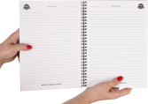 Agenda/Caderno personalizado, prtico e de timo acabamento, com capa flexvel JK 032