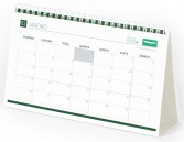 Calendrio de mesa com espiral wire-o(aer) JK 044